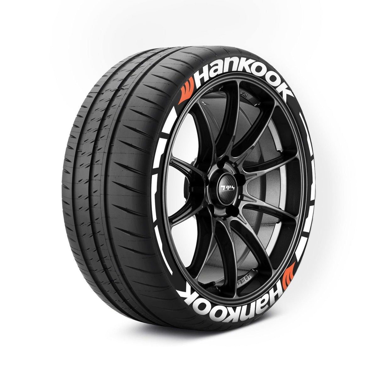 HANKOOK Tyre Stickers With Flares Tyre Wall Stickers