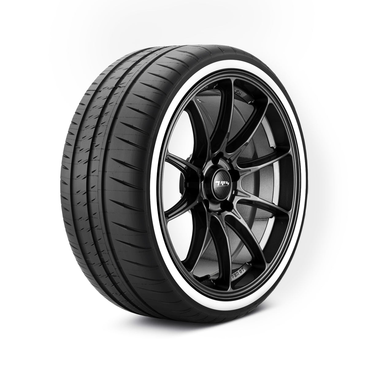 White Walls From Tyre Wall Stickers Kit