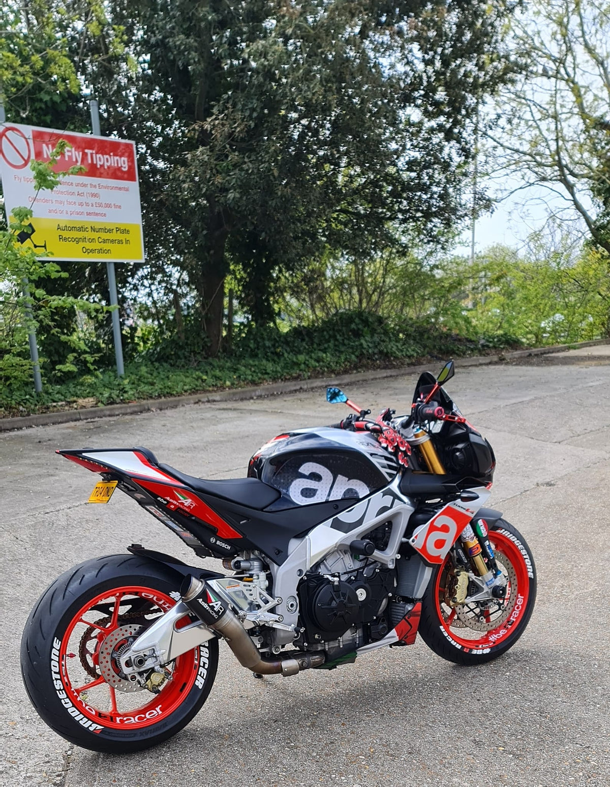 Bridgestone Battlax Motorbike Tyre Stickers Kit