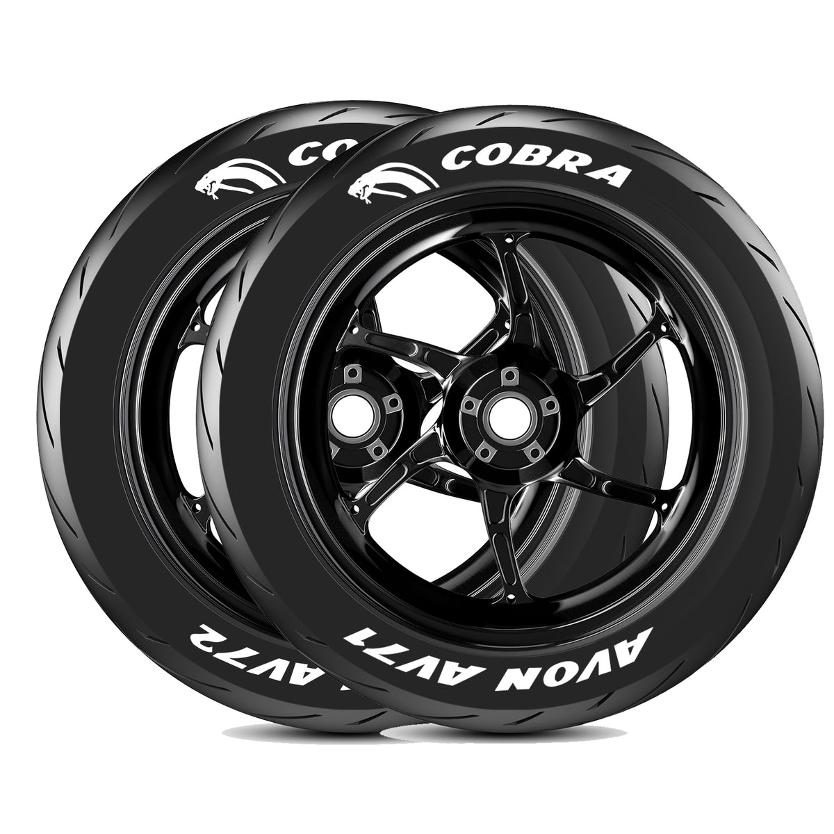 Avon Motorbike Tyre Stickers Kit