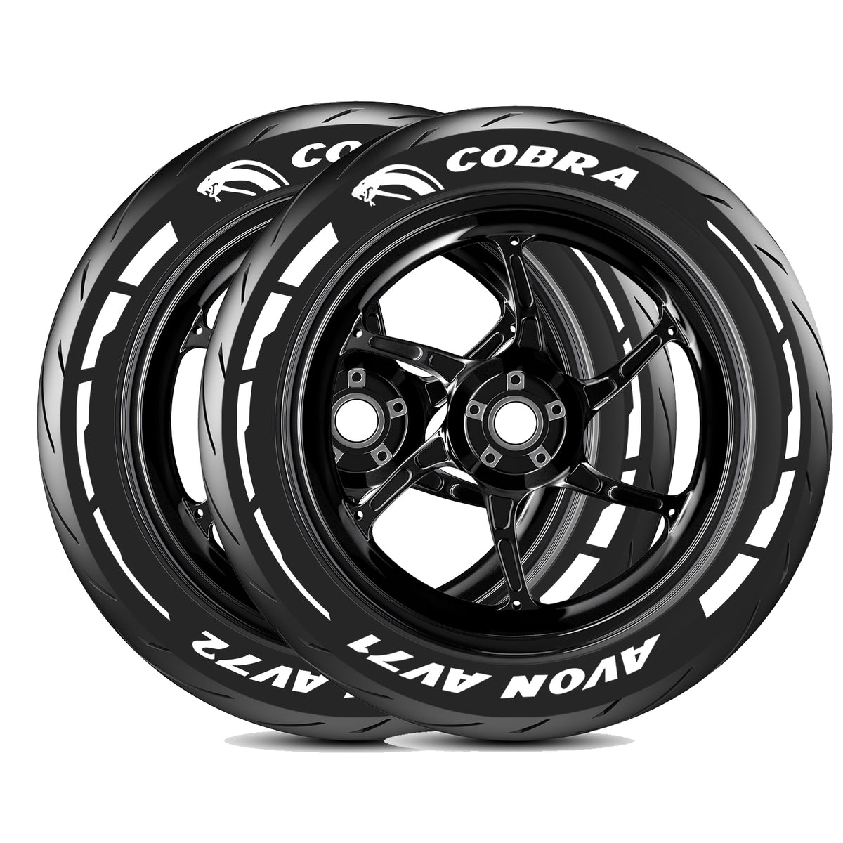 Avon Motorbike Tyre Stickers Kit