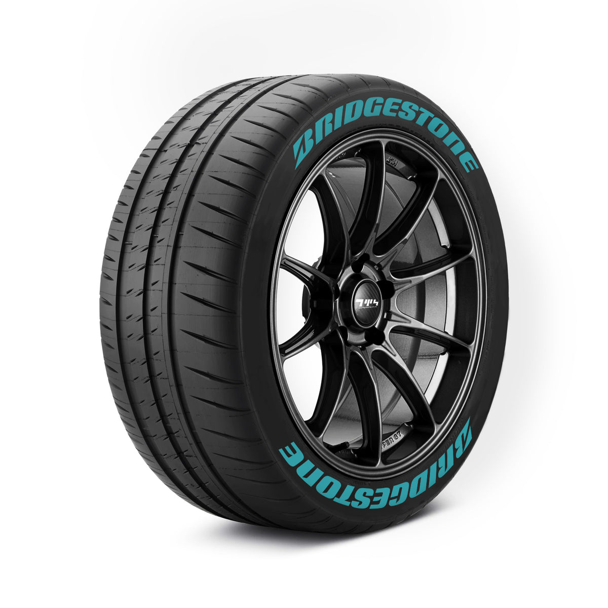 Stretched Bridgestone Tyre Stickers Kit