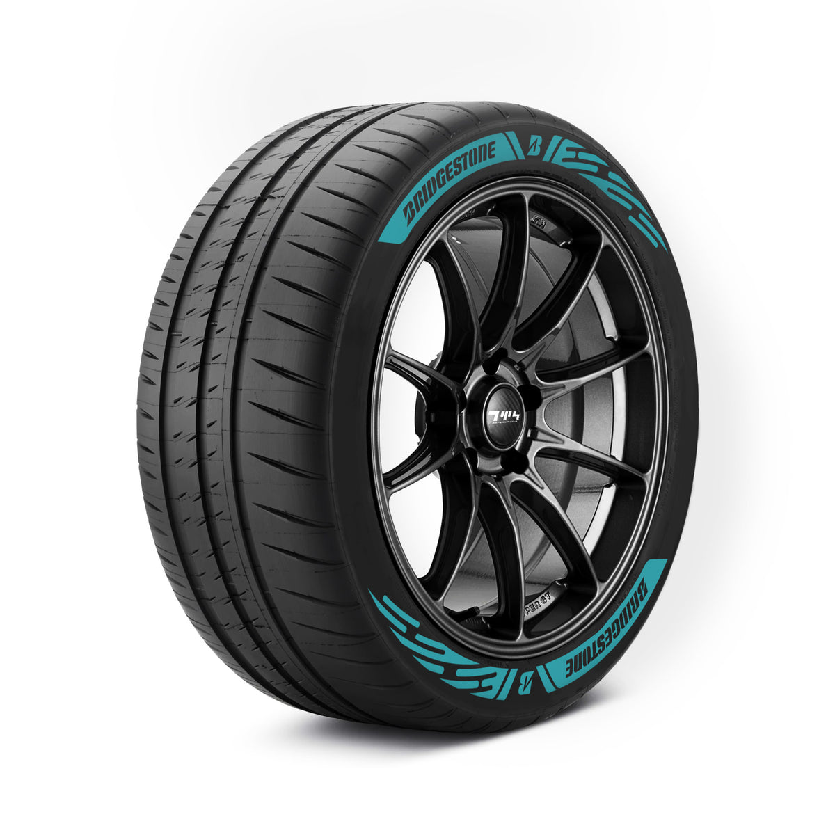 Bridgestone Formula E Style Tyre Stickers Kit