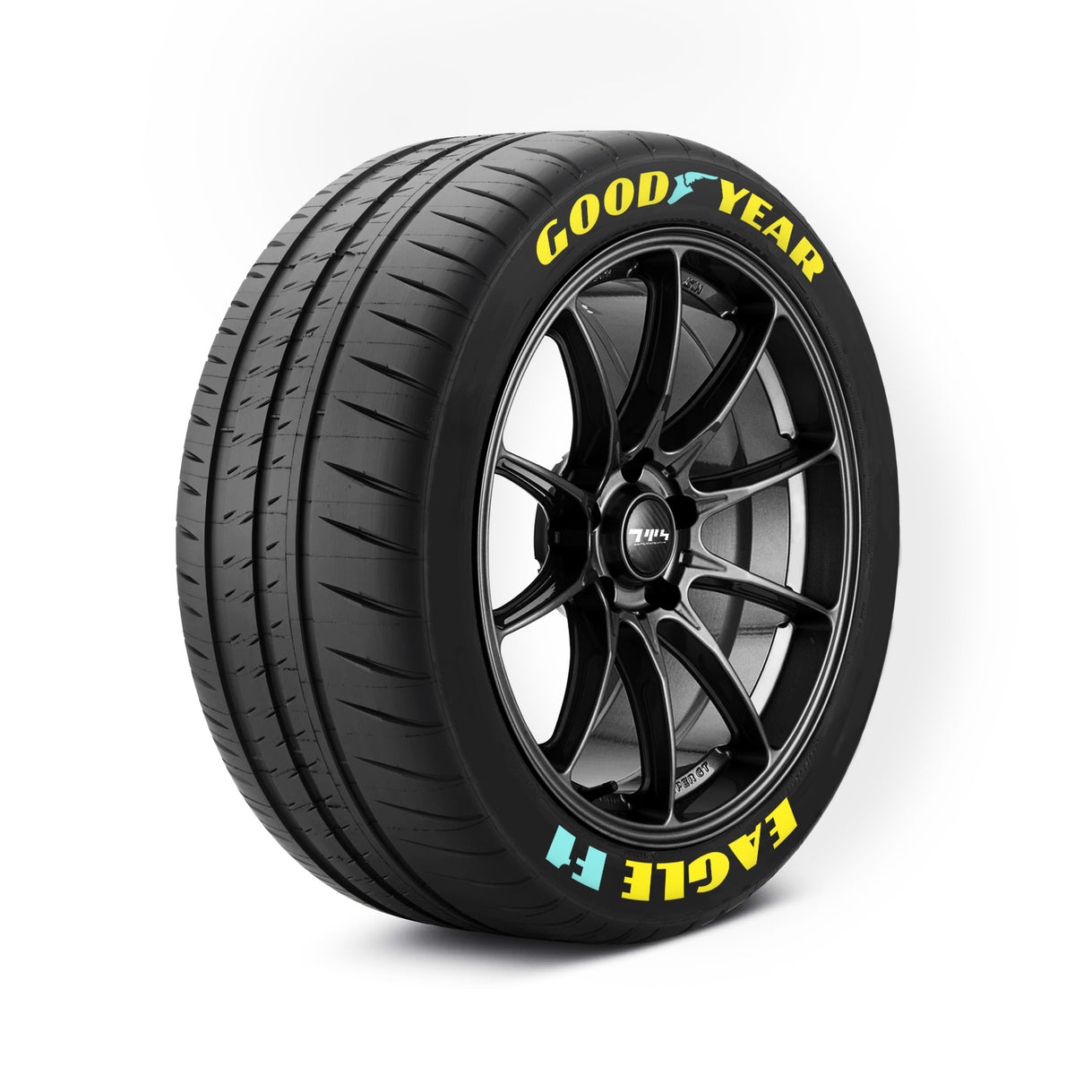 Kit adesivi per pneumatici Goodyear Eagle F1 (colorati).