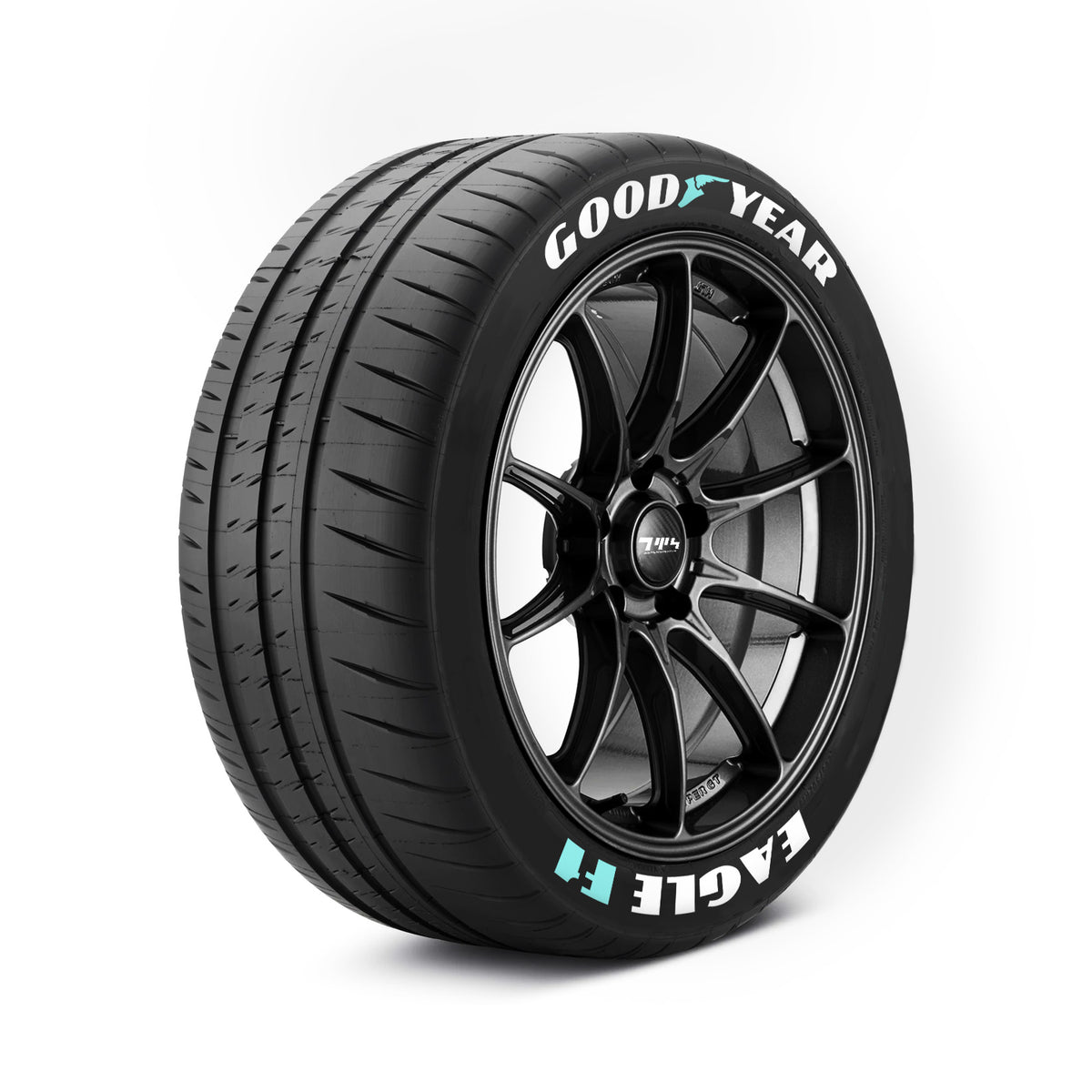 Kit adesivi per pneumatici Goodyear Eagle F1 (colorati).
