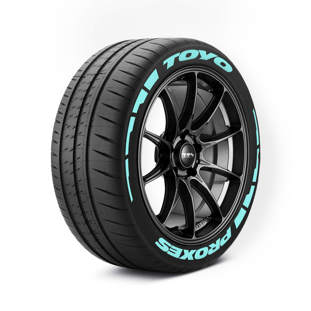 Kit d'autocollants pour pneus TOYO PROXES avec fusées éclairantes
