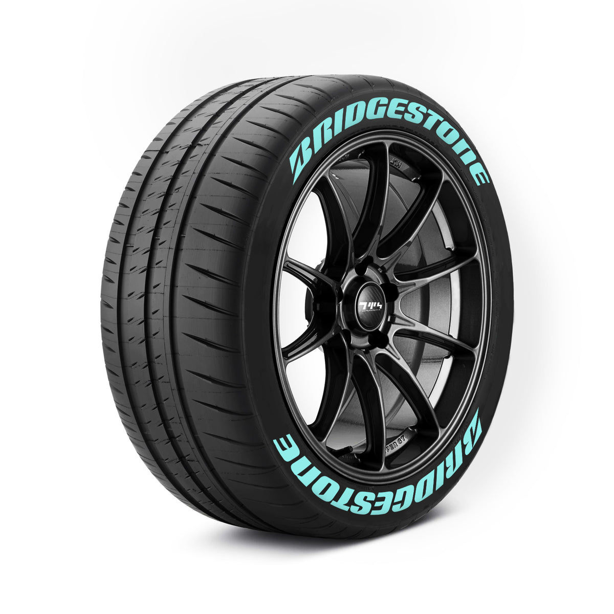 Stretched Bridgestone Tyre Stickers Kit