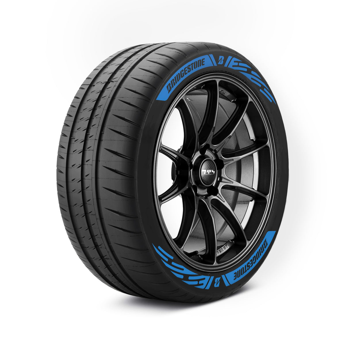 Bridgestone Formula E Style Tyre Stickers Kit