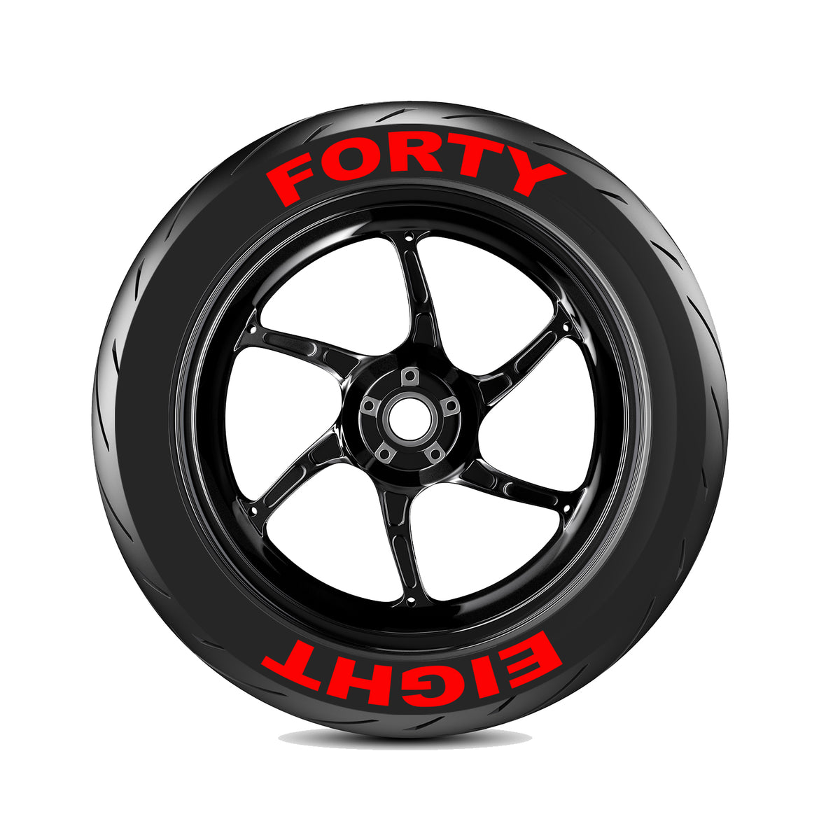 FORTY EIGHT Motorbike Tyre Wall Stickers Kit