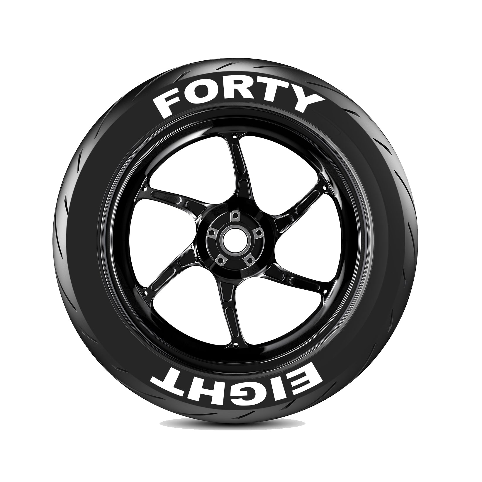 FORTY EIGHT Motorbike Tyre Wall Stickers Kit