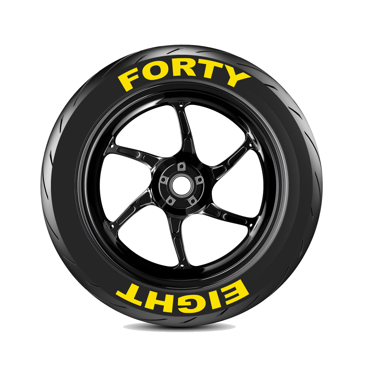 FORTY EIGHT Motorbike Tyre Wall Stickers Kit