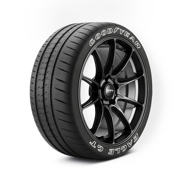 Goodyear Eagle GT [Outlined] Tyre Stickers Kit (Back To The Future DeLorean)