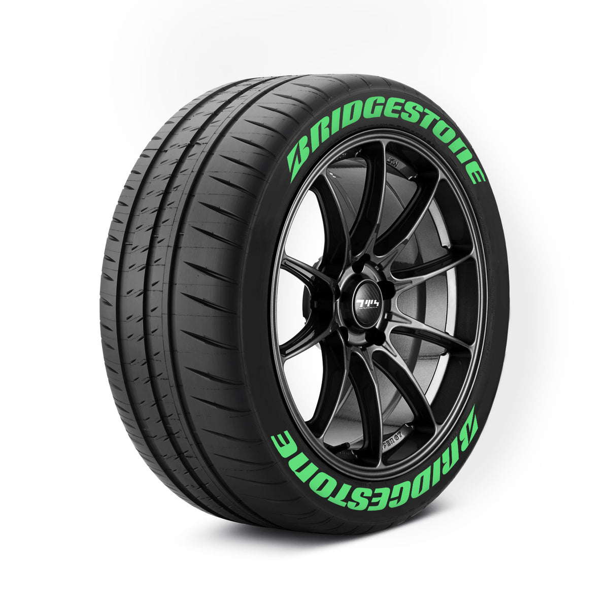 Stretched Bridgestone Tyre Stickers Kit