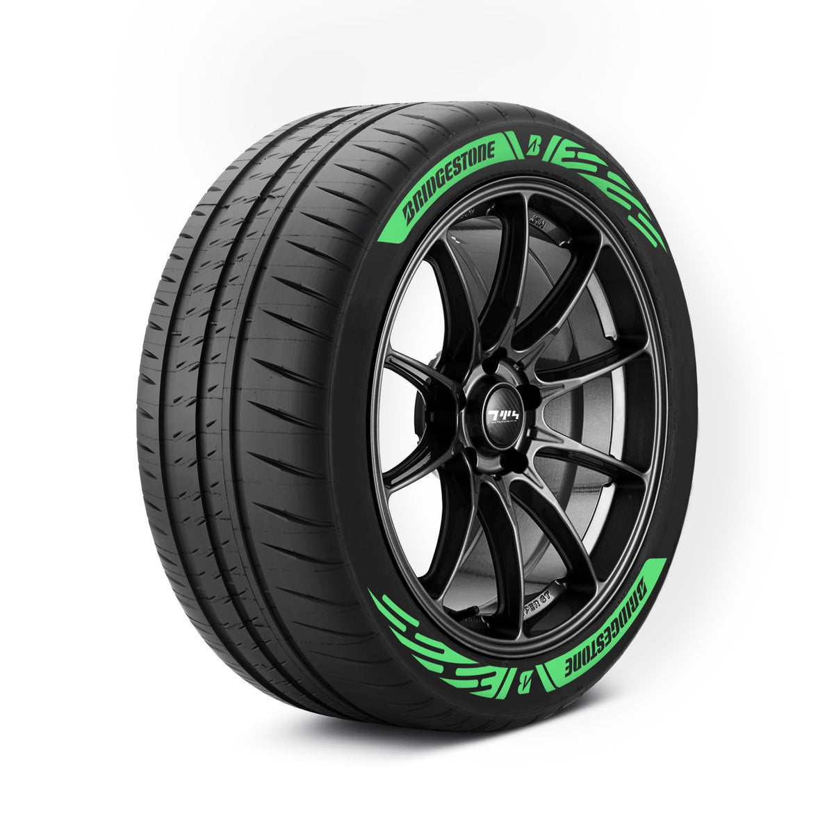 Bridgestone Formula E Style Tyre Stickers Kit