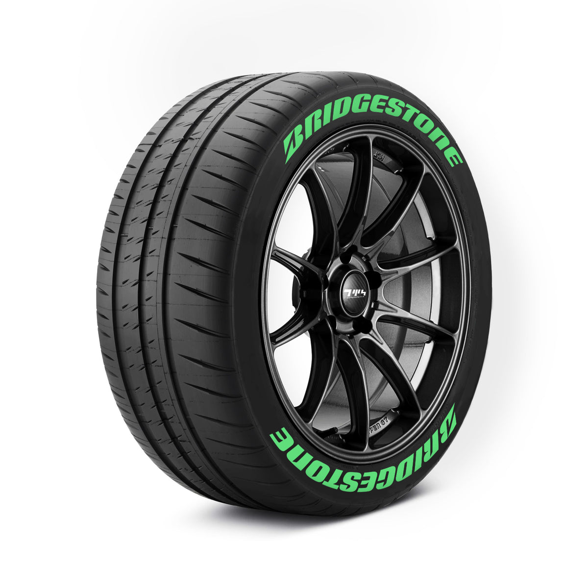 Stretched Bridgestone Tyre Stickers Kit