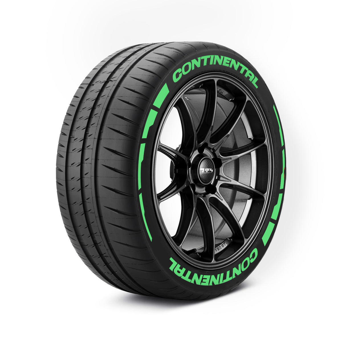 Continental Tyre Stickers With Flares Kit