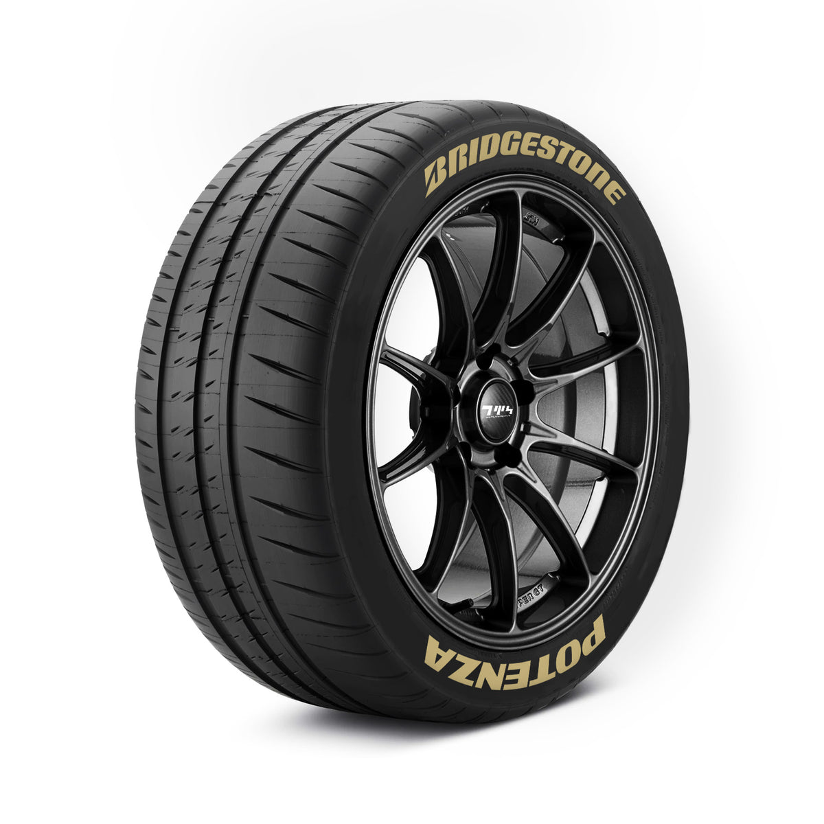 Bridgestone Potenza Reifenaufkleber