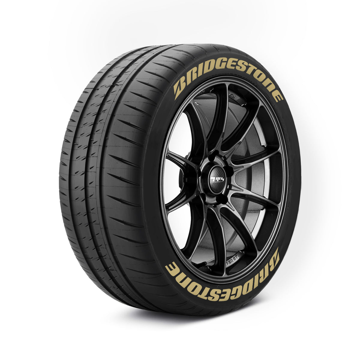 Stretched Bridgestone Tyre Stickers Kit
