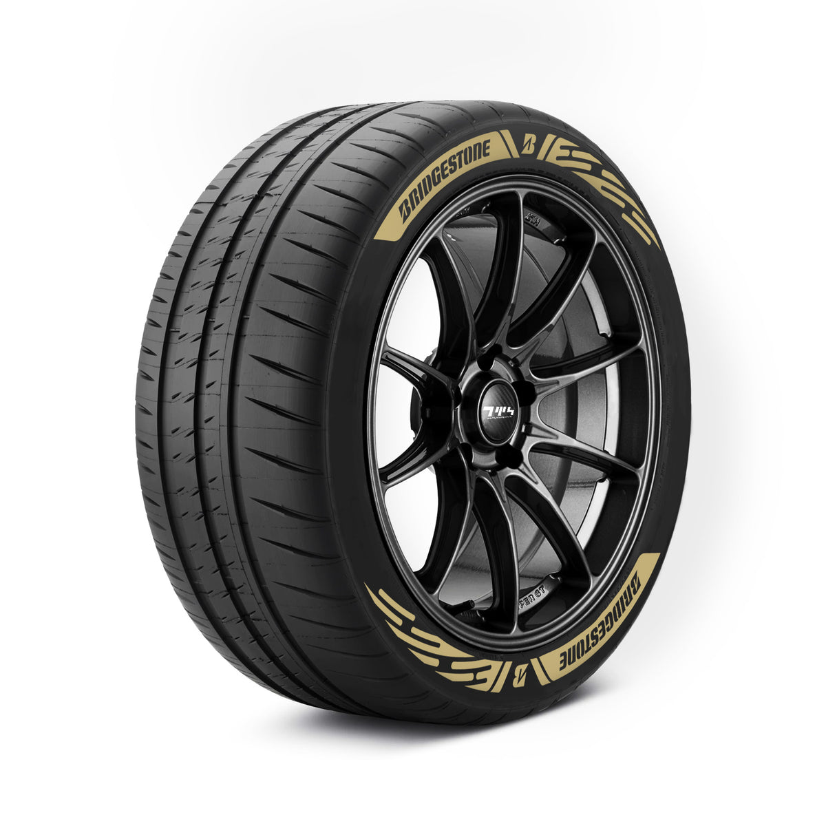 Bridgestone Formula E Style Tyre Stickers Kit