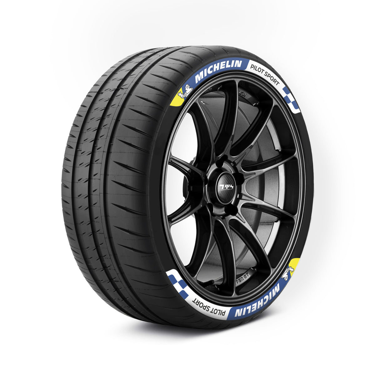 Bedrucktes Reifenaufkleber-Set von MICHELIN Pilot Sport