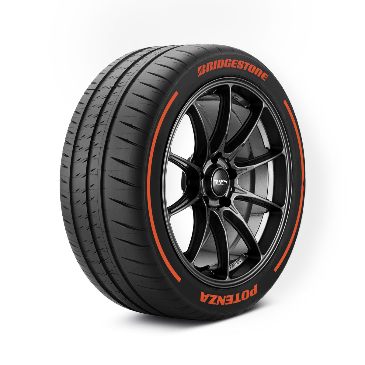 Bridgestone-Reifenaufkleber