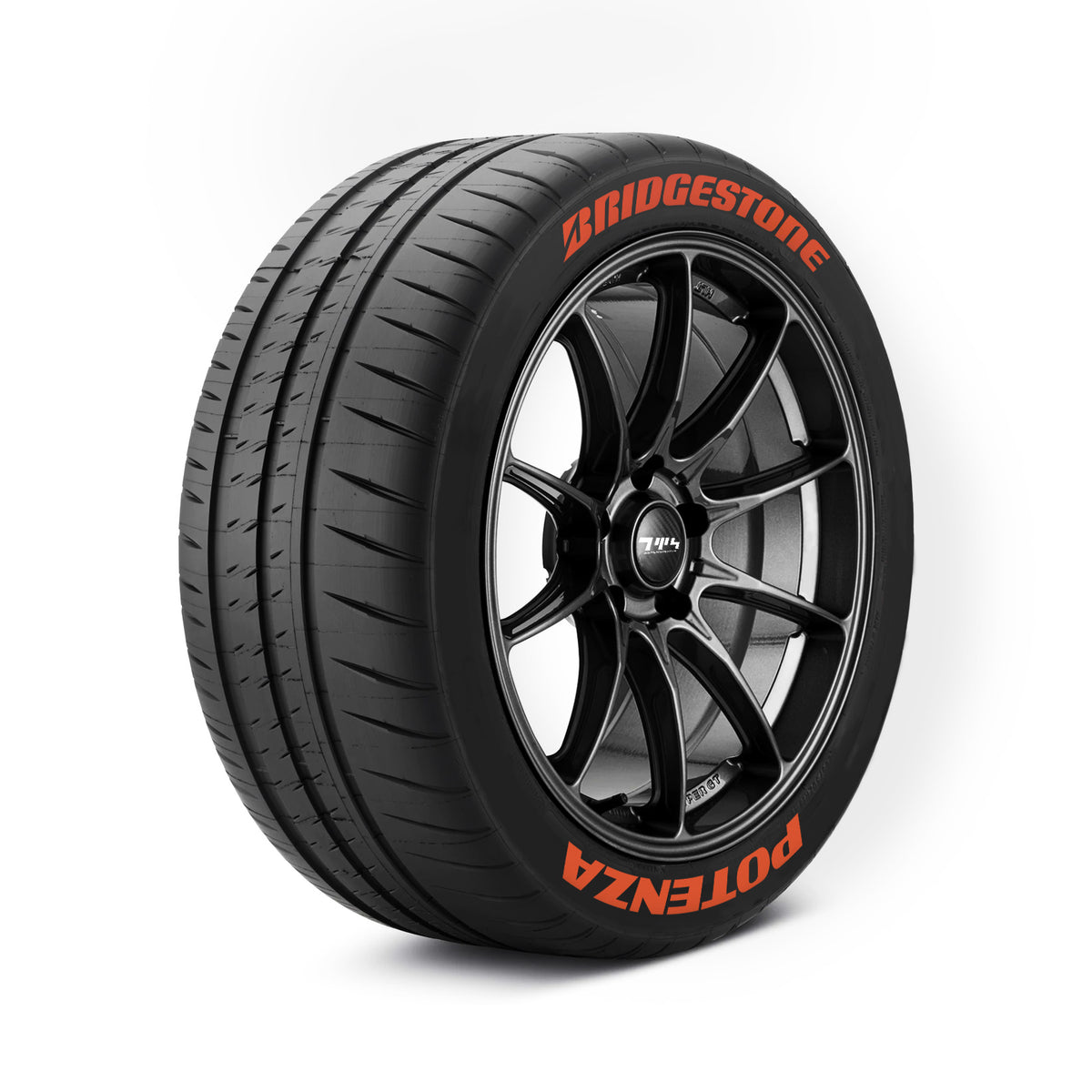 Bridgestone Potenza Reifenaufkleber