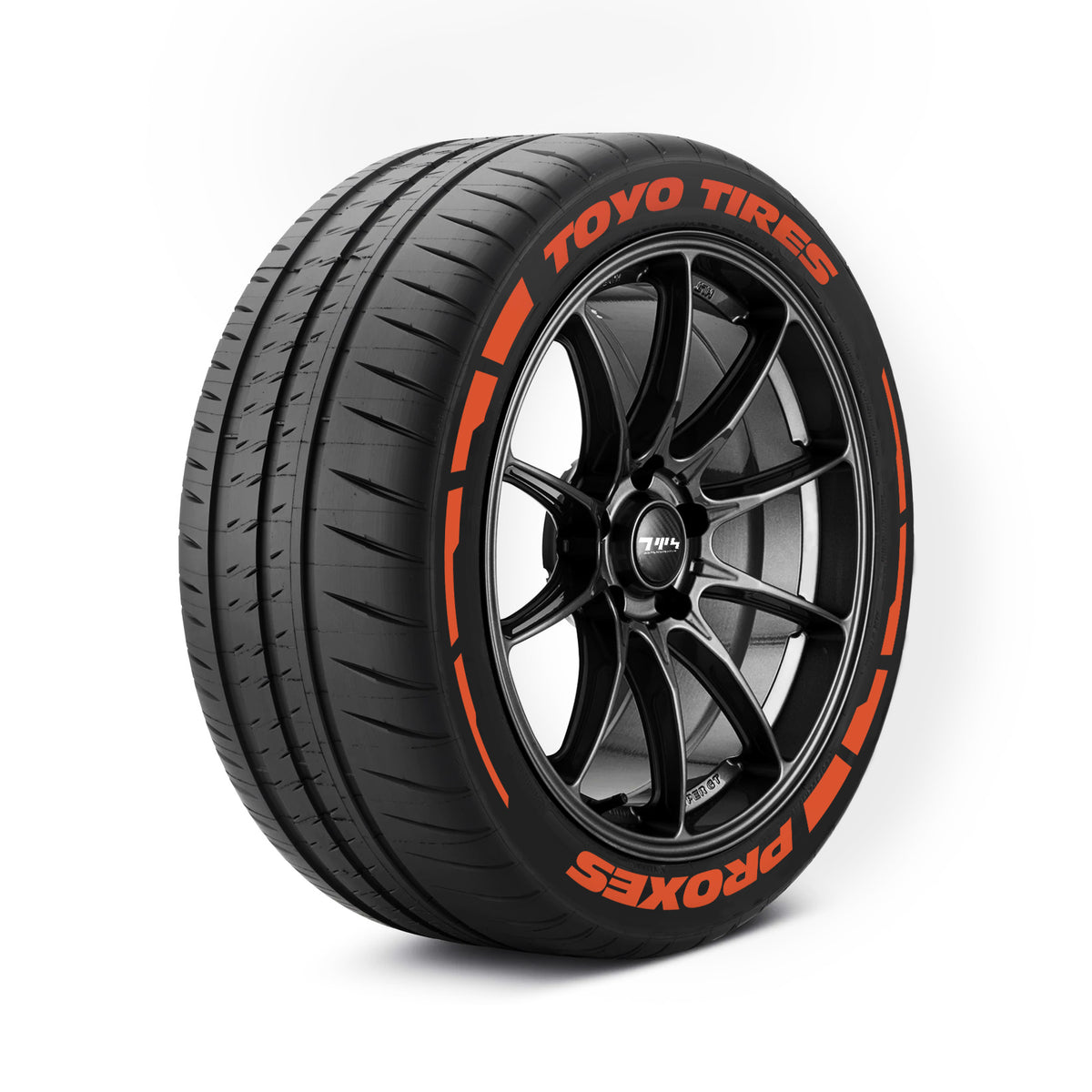 Kit d'autocollants pour pneus TOYO TIRES PROXES avec fusées éclairantes