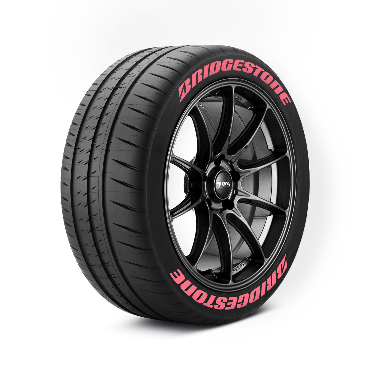 Stretched Bridgestone Tyre Stickers Kit