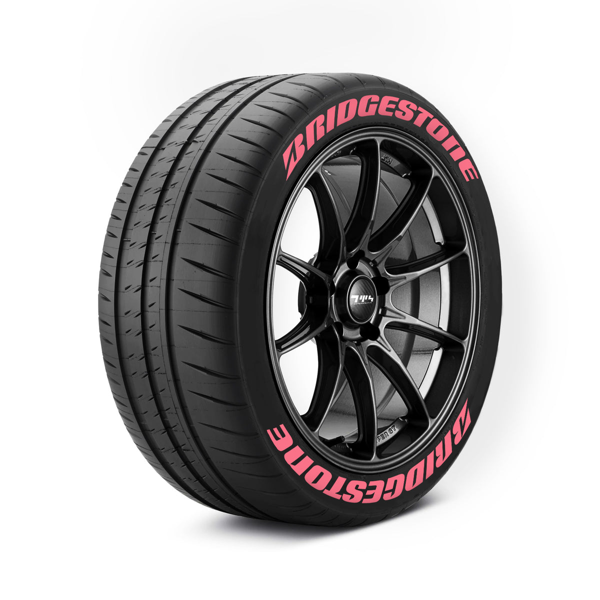 Stretched Bridgestone Tyre Stickers Kit