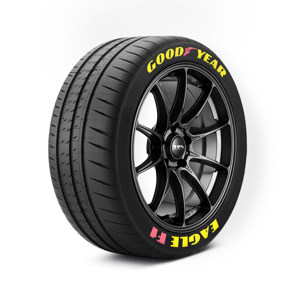 Kit adesivi per pneumatici Goodyear Eagle F1 (colorati).