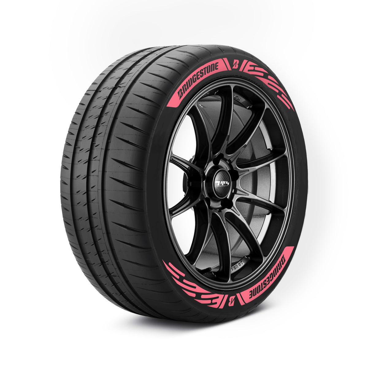 Bridgestone Formula E Style Tyre Stickers Kit