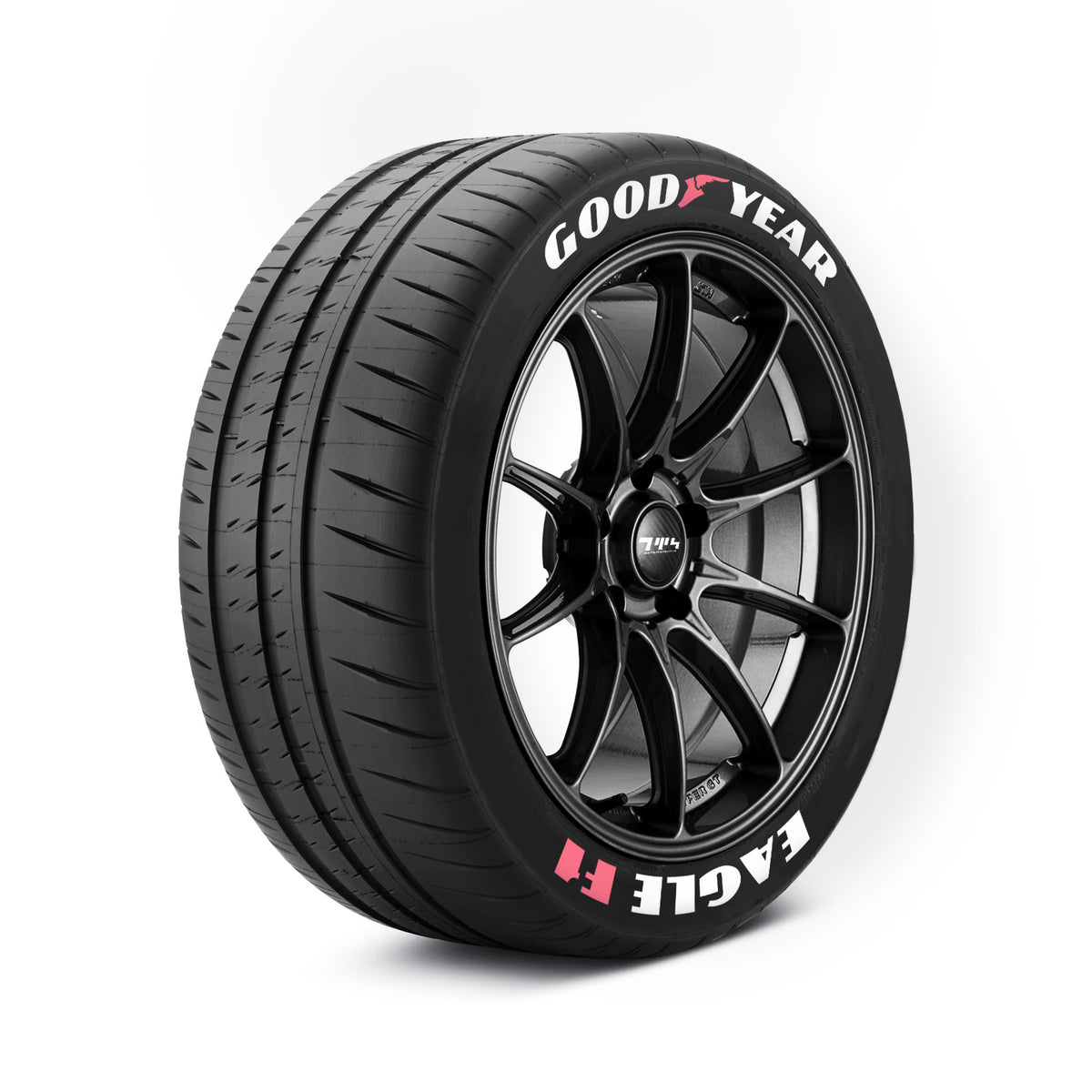 Kit adesivi per pneumatici Goodyear Eagle F1 (colorati).