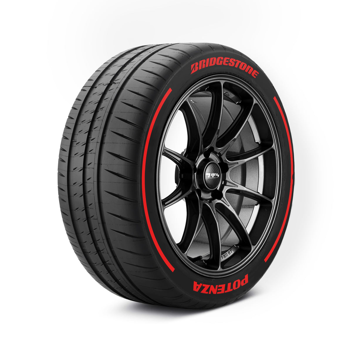Bridgestone-Reifenaufkleber