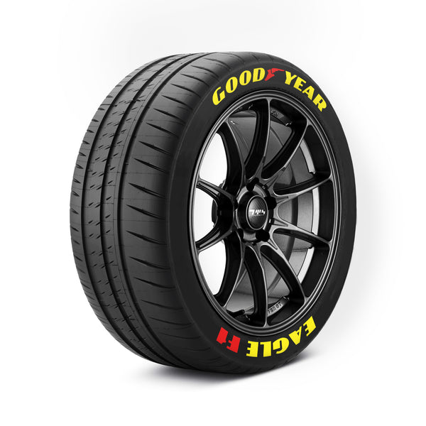 Kit adesivi per pneumatici Goodyear Eagle F1 (colorati).