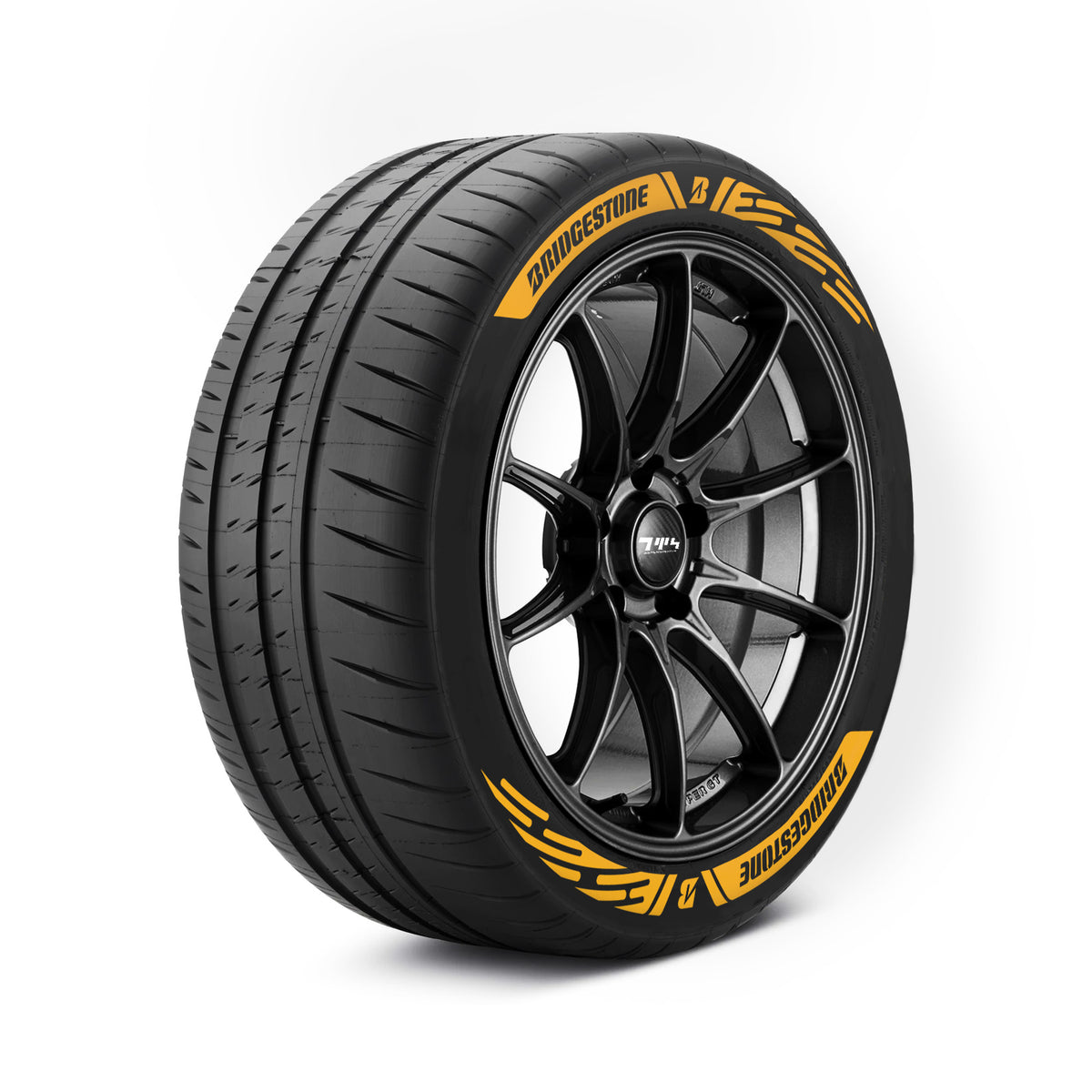 Bridgestone Formula E Style Tyre Stickers Kit