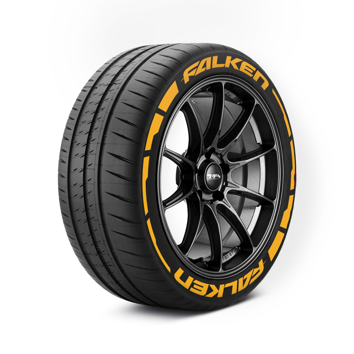 Falken bandenstickers met fakkels
