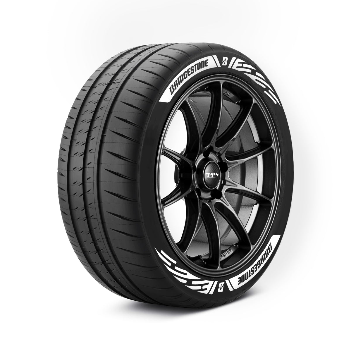 Bridgestone Formula E Style Tyre Stickers Kit