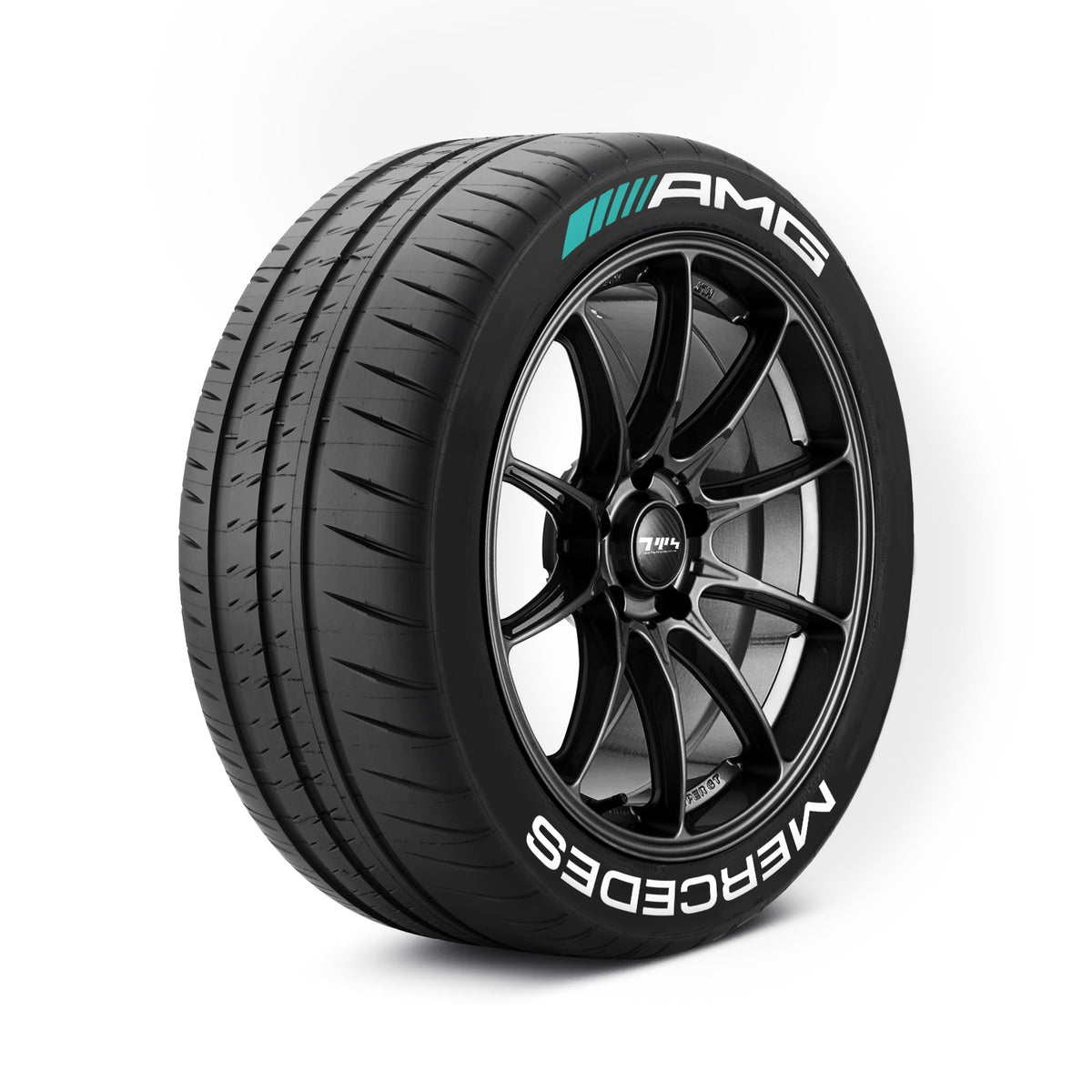 Mercedes AMG bandenstickers