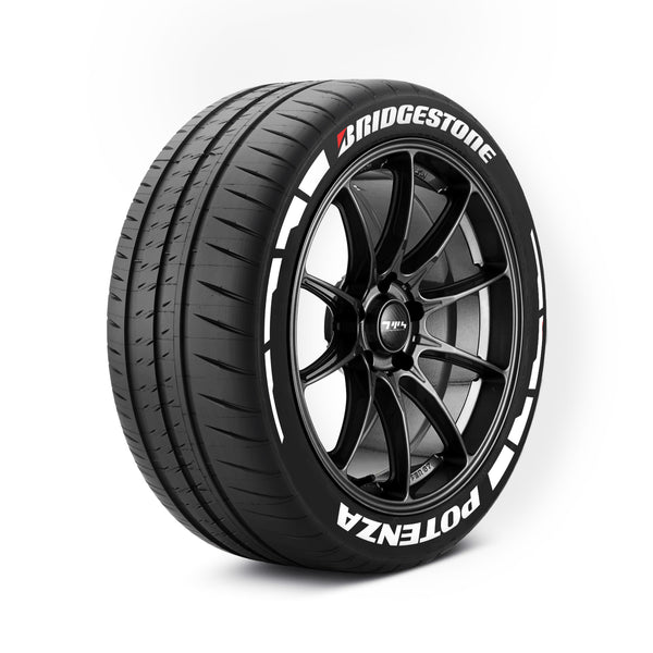 Bridgestone Potenza Tyre Stickers With Flares Kit