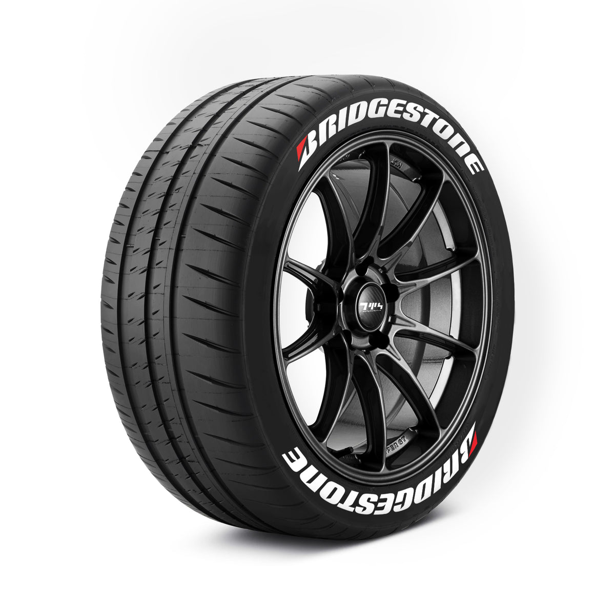 Stretched Bridgestone Tyre Stickers Kit
