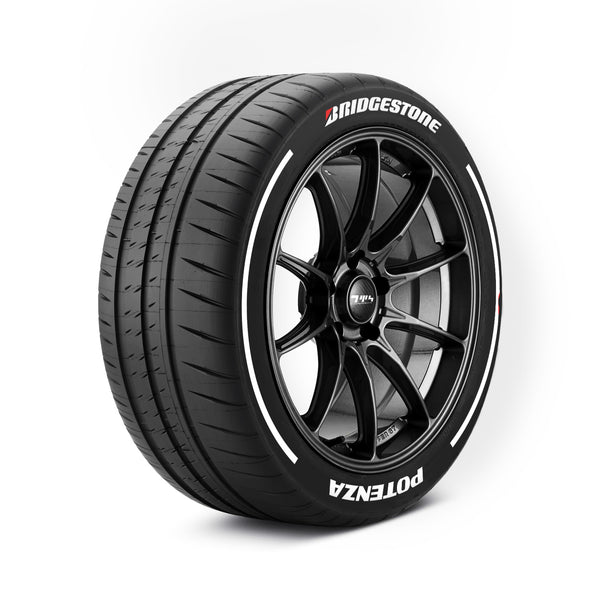 Bridgestone Potenza Tyre Stickers Kit With Pinstripes
