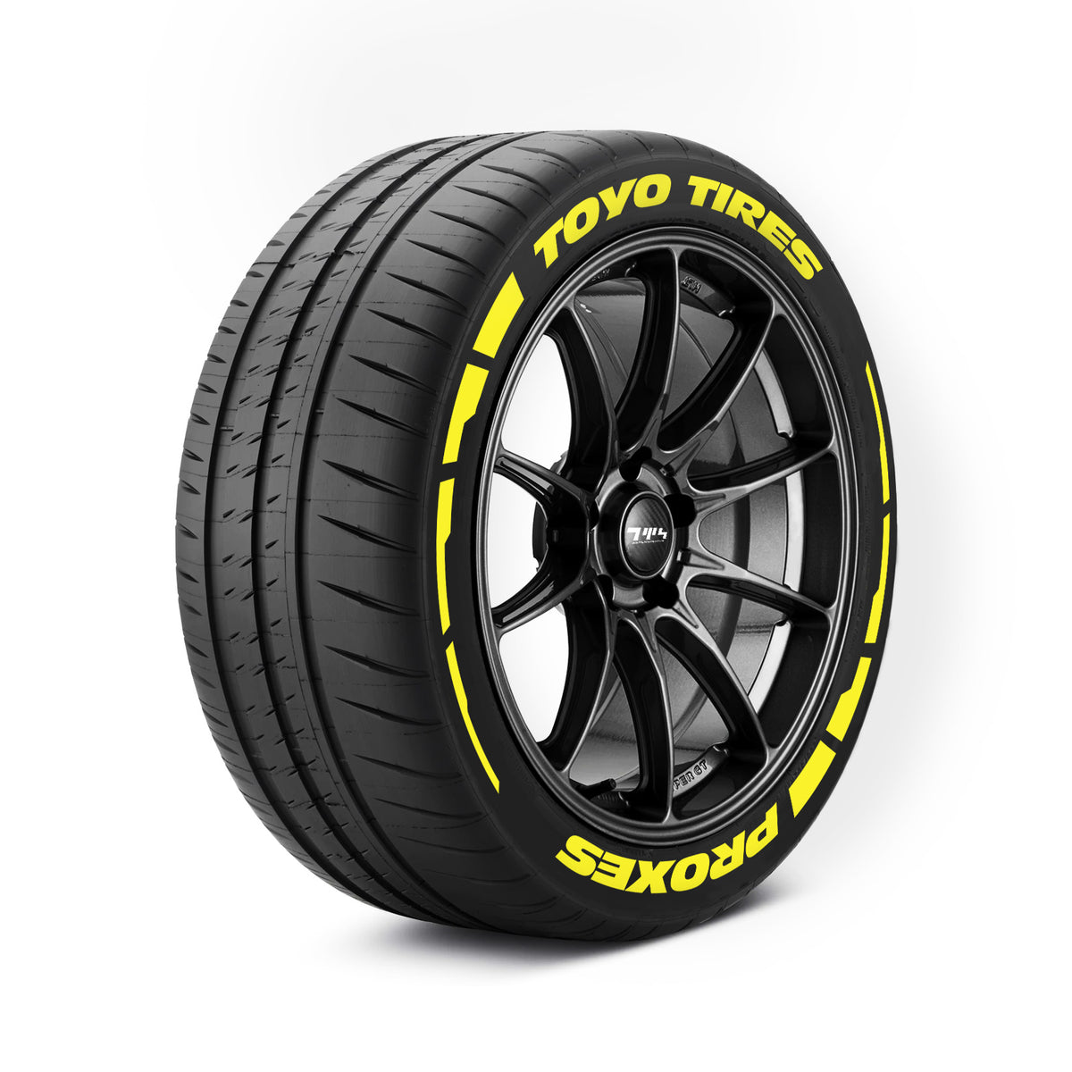 Kit d'autocollants pour pneus TOYO TIRES PROXES avec fusées éclairantes