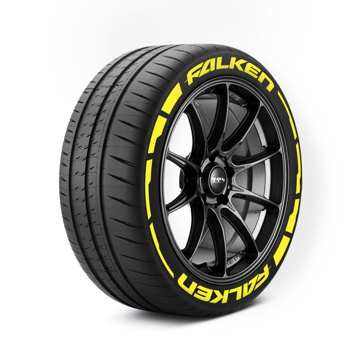 Falken bandenstickers met fakkels