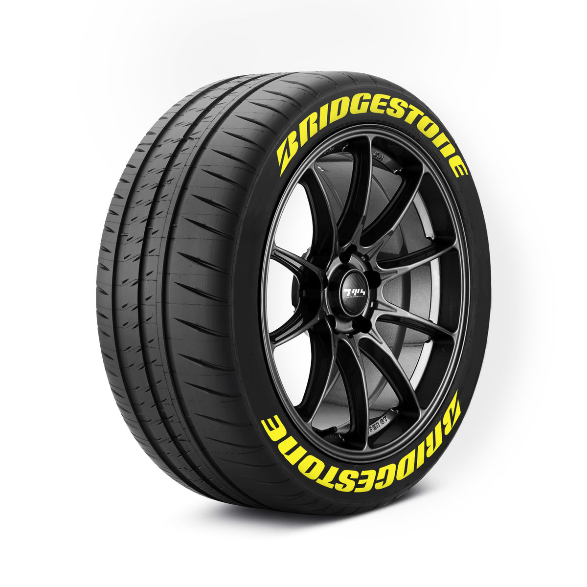 Stretched Bridgestone Tyre Stickers Kit