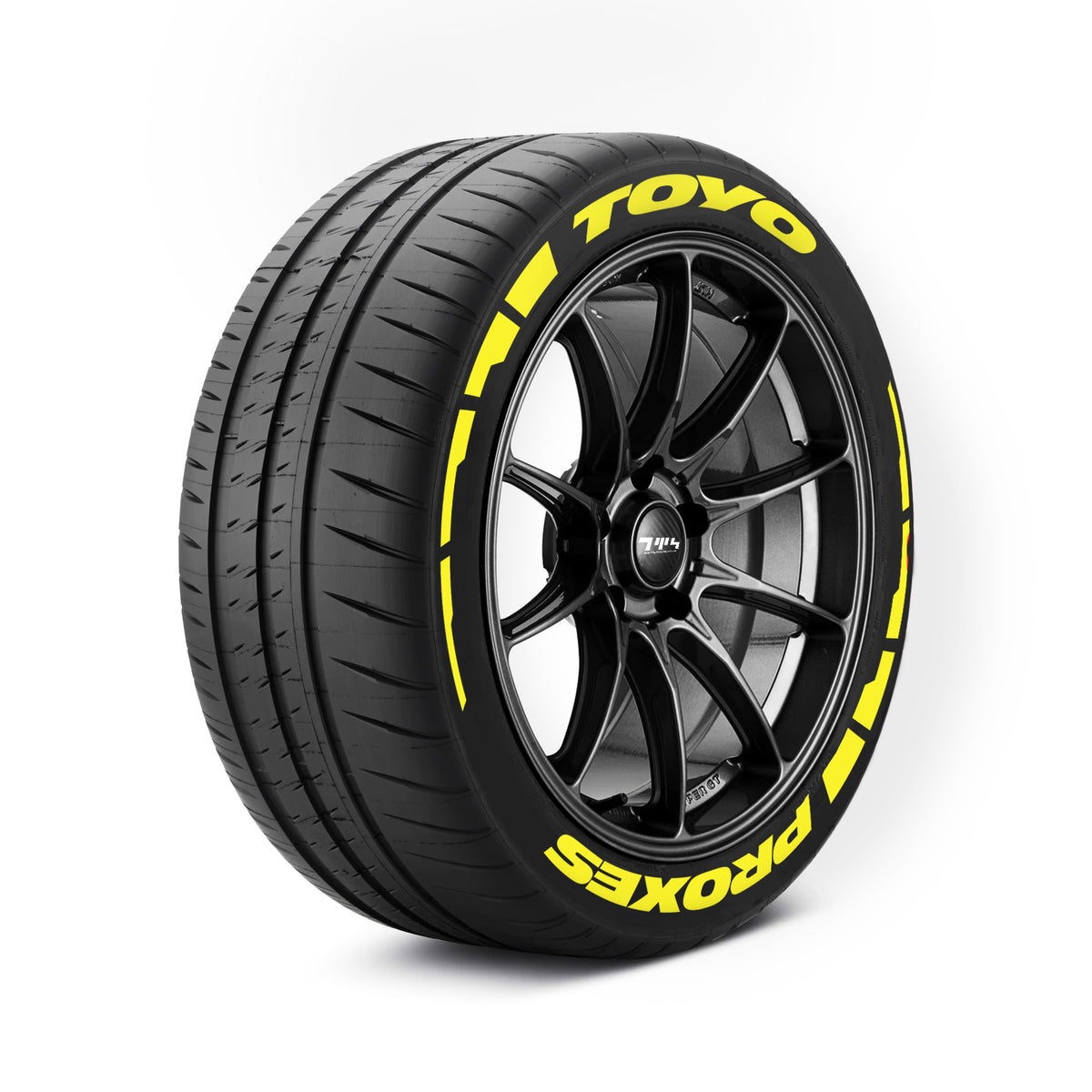 Kit d'autocollants pour pneus TOYO PROXES avec fusées éclairantes