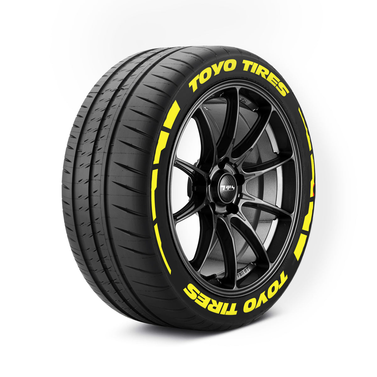 Kit d'autocollants pour pneus TOYO TIRES avec fusées éclairantes