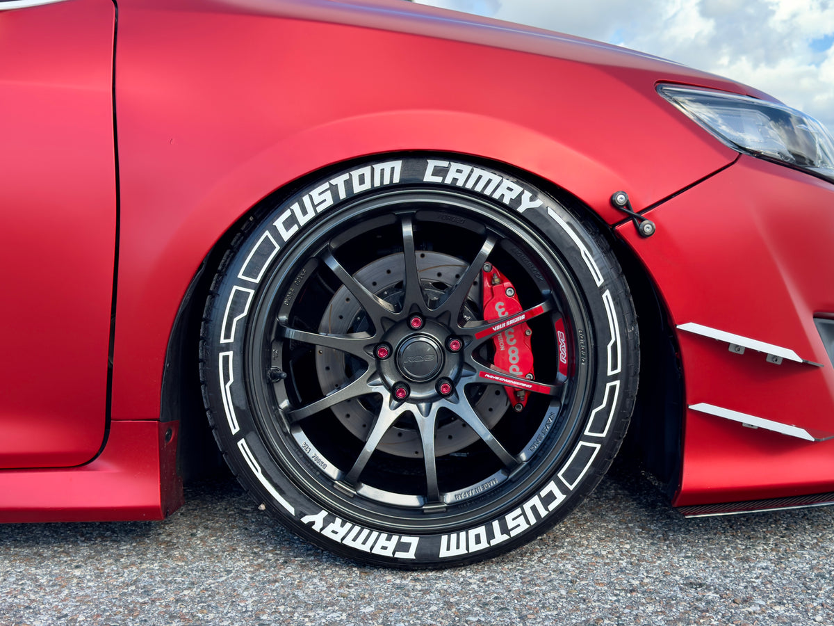 Custom Design Tyre Stickers Kit