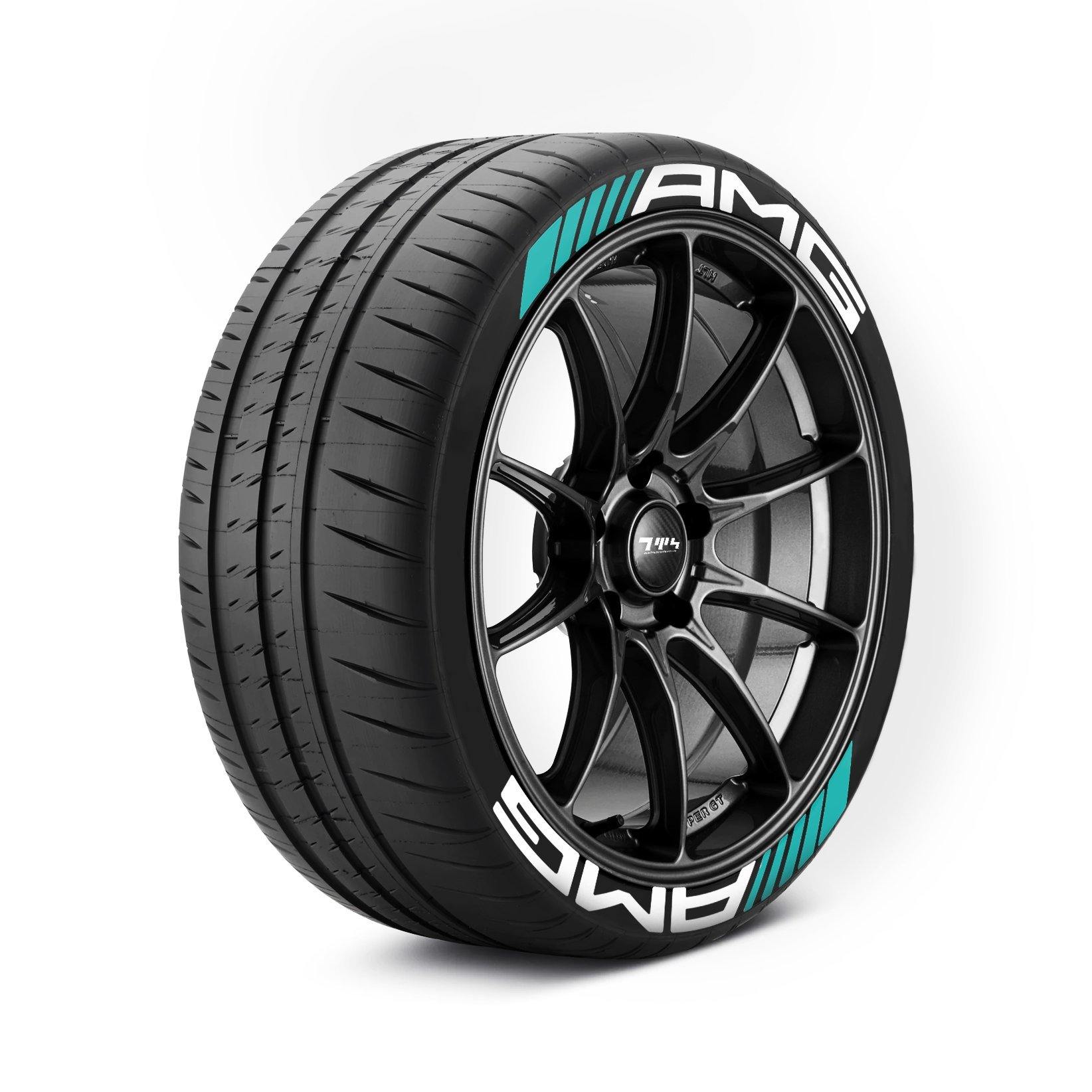 AMG Tyre Stickers - Tyre Wall Stickers