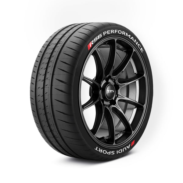 Kit d'autocollants pour pneus Audi Sport Performance