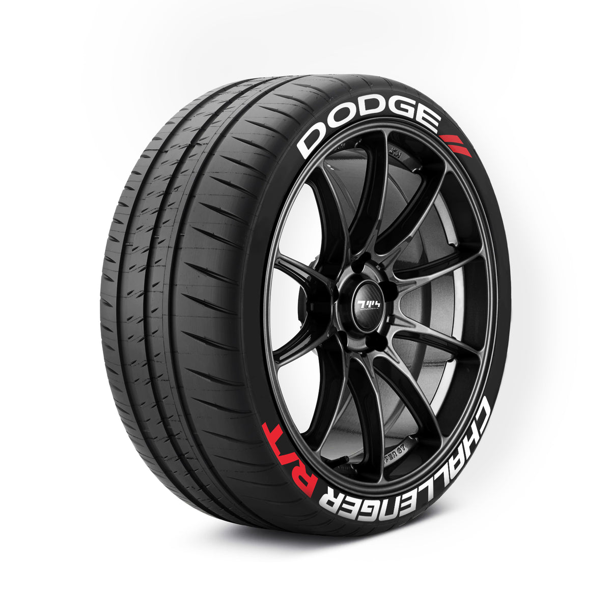 Dodge Challenger Tyre Stickers Kit